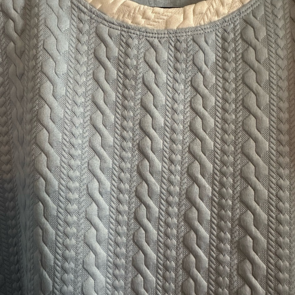 Cozy Light Blue Skirt Set - Picture 3 of 8